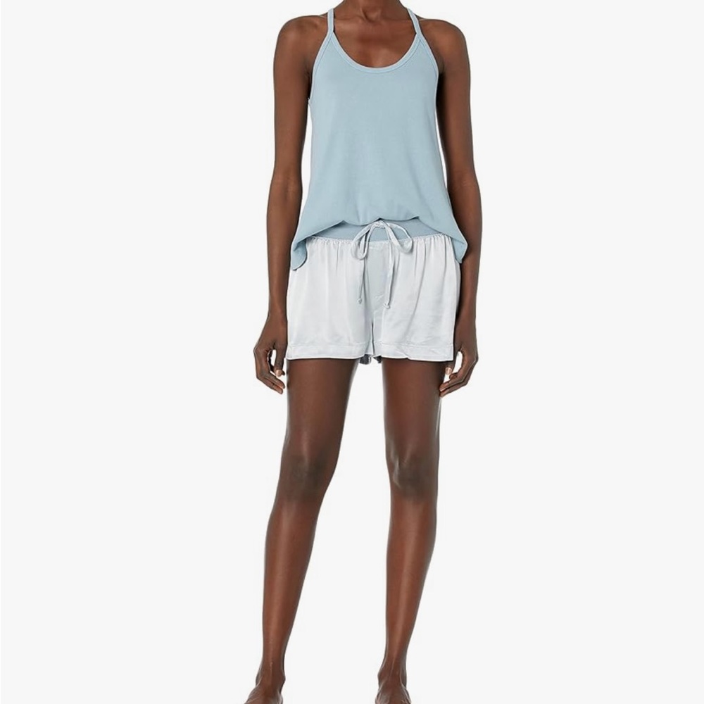 PJ Harlow Light Blue Knit Sleepwear Top